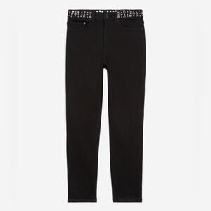 THE KOOPLES Black slim jeans with studs
and stars Size 38 FR/ 6 US NWT